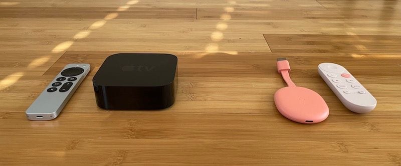 Chromecast w/ Google TV vs. Apple TV 4K (Gen 3): The best is..?